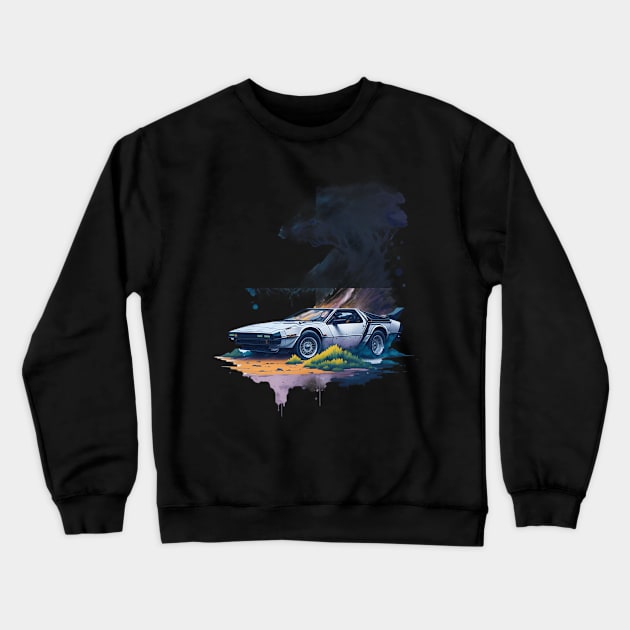 Summer Art DMC DeLorean Crewneck Sweatshirt by Shop Goods